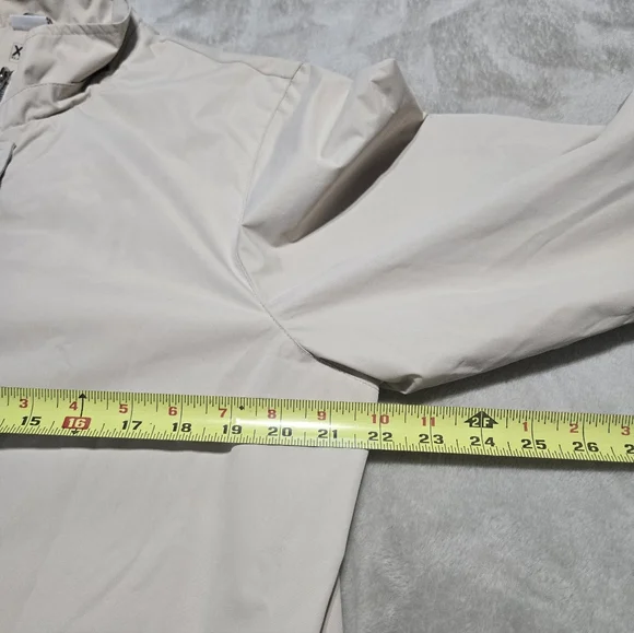 Free Country Rain Rain Go Away Women's Beige Raincoat Sz XL Outerwear Outdoor - Picture 9 of 9